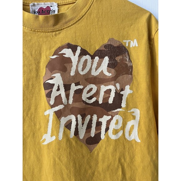 Hyde Park You Aren't Invited Double Sided Graphic T Shirt Streetwear Size Small - Picture 3 of 10